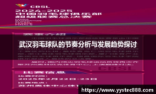 武汉羽毛球队的节奏分析与发展趋势探讨